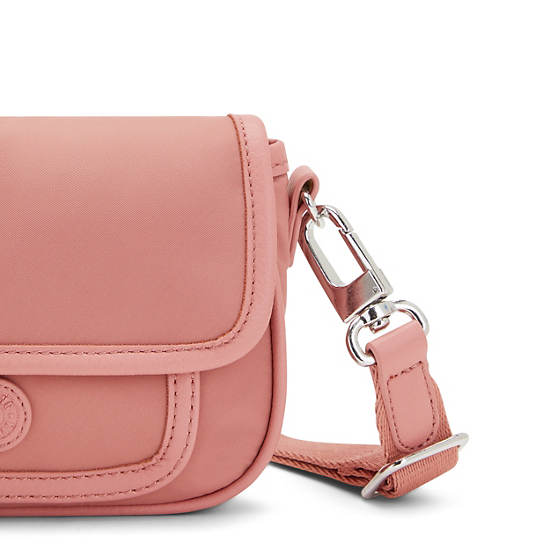 Kipling Inaki Small Crossbody Bag Handbag Almost Rose | AU 1271QM